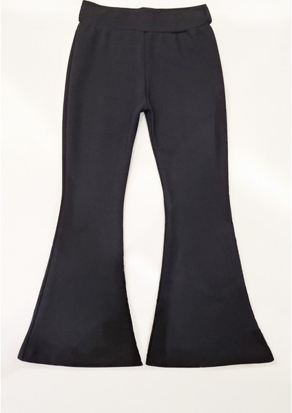 Kız Çocuk Ispanyol Paça - Bel Tutuşlu Tayt 5-15 Yaş 12316