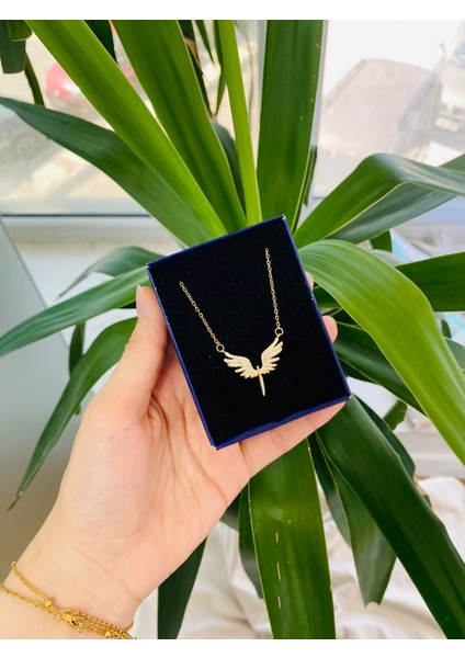 Anka Kuşu Paslanmaz Çelik Kadın Kolye