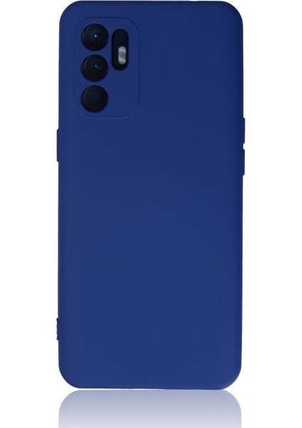 Oppo Reno 6 Içi Kadife Kaplı Esnek Silikon Kapak Ryc/ Nano Lansman