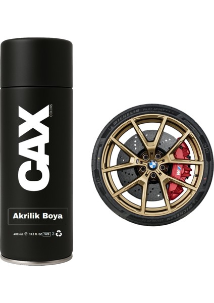 Metalik Bej Bakır Araba Jant Sprey Akrilik Özel Yapım Sprey Boya 400 ml