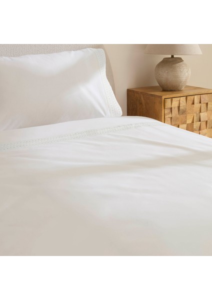 Calisse Güpürlü Çift Kişilik Nevresim Takımı Beyaz indirimleri