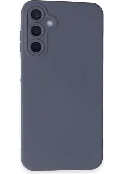 Samsung Galaxy A15 4g Kılıf Içi Kadife Kaplı Nano Silikon Kapak - Gri