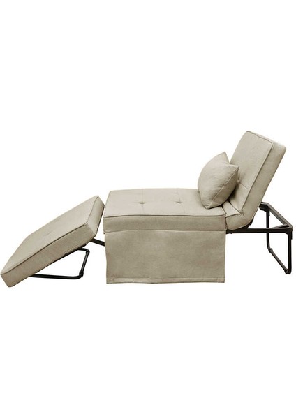 Cube Katlanır Yataklı Puf - Vizon 96X189X42.5 / 96X168X92.5 cm fırsatları