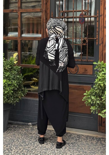 Nurcan Çetin Pantolonlu Takım 25546 Siyah fırsatları