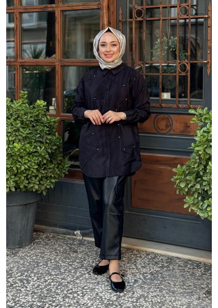 Gömlek W-6146 Siyah