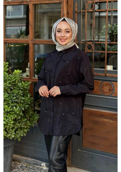 Gömlek W-6146 Siyah modelleri