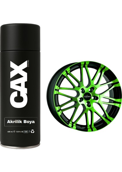 Metalik Yeşil Araba Jant Sprey Akrilik Özel Yapım Sprey Boya 400 ml