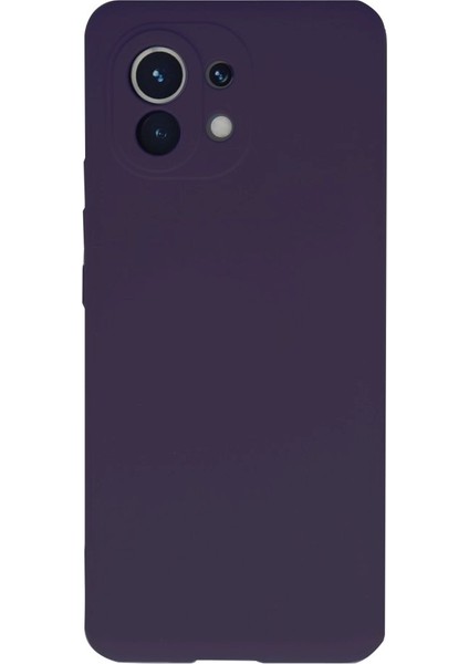 Xiaomi Mi 11 Içi Kadife Kaplı Esnek Silikon Kapak Ryc/ Nano Lansman