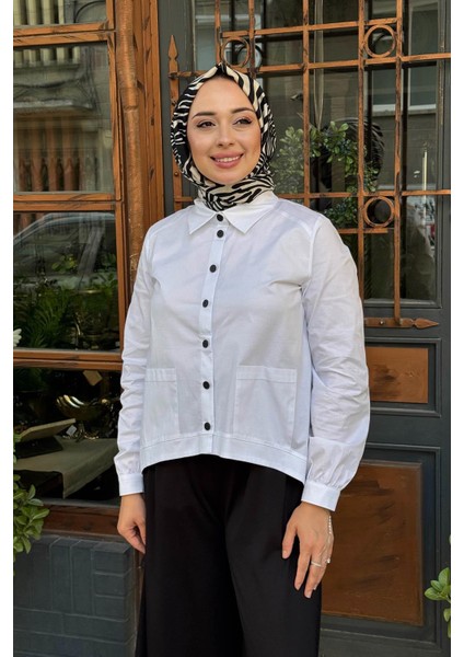 Almarwah Gömlek 101991 Ekru