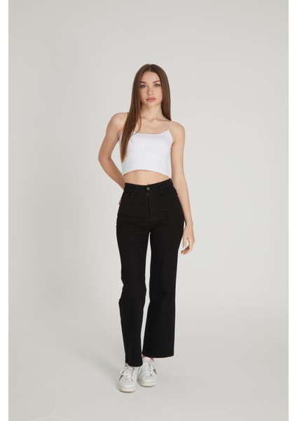 Yüksek Bel Palazzo Pantolon 1232 Siyah fiyatları