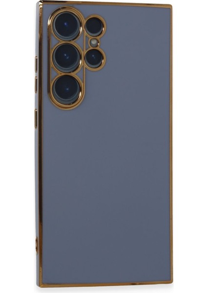 Samsung Galaxy S24 Ultra Kılıf Şık ve Parlak Silikon Kapak Ryc/volet