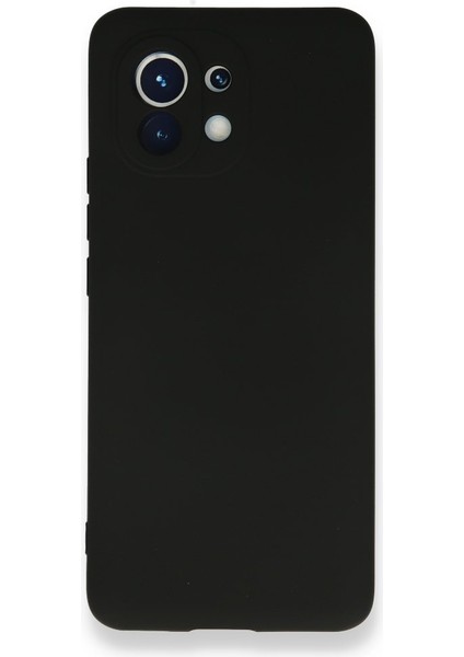 Xiaomi Mi 11 Kılıf Içi Kadife Kaplı Nano Silikon Kapak - Siyah