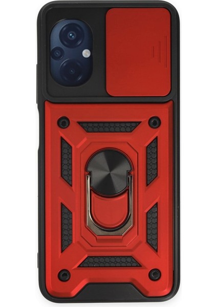 Poco M5 Kılıf Kamera Koruma Sürgülü Şık Pars Tank Sert Silikon Kapak