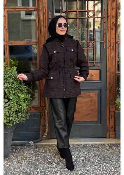 Ceket KA-A24-13061 Mürdüm fiyatları