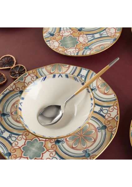 Organik 18 Parça 6 Kişilik Yemek Takımı DB1318 fiyatları