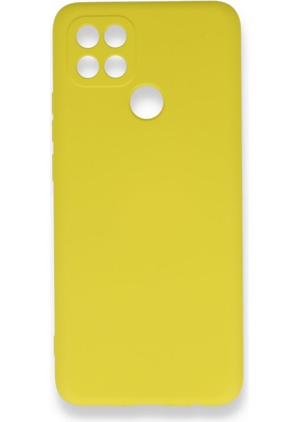 Oppo A15 Içi Kadife Kaplı Esnek Silikon Kapak Ryc/ Nano Lansman