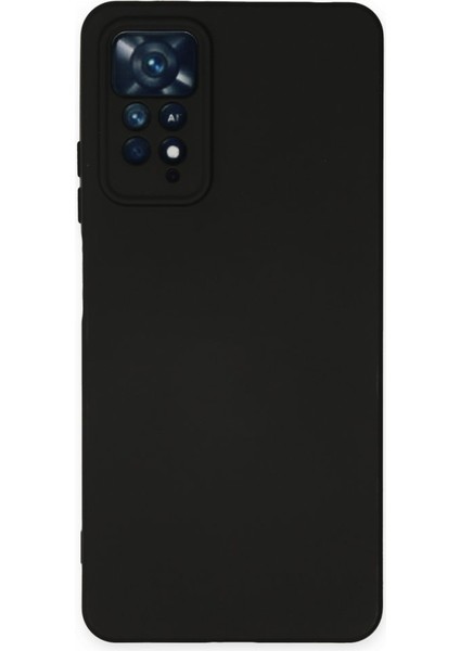 Redmi Note 11 Pro Kılıf Içi Kadife Kaplı Nano Silikon Kapak - Siyah