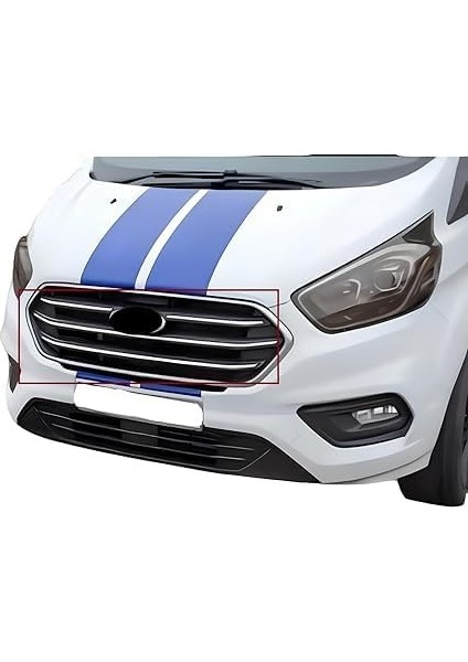 Paslanmaz Çelik Ön Izgara – 4 Parça Set – Tourneo Custom 2018–2024 ile Uyumlu – Premium Dış Tasarım Yükseltmesi fiyatları