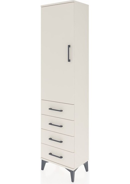 Arges Dolap 2 Raflı 4 Çekmeceli Tek Kapaklı 44X30X182 Aytaşı-Aytaşı modelleri