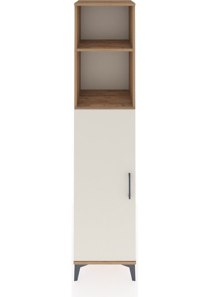 Hyperion Dolap 4 Raflı Tek Kapaklı 44X44X195 Çam-Aytaşı
