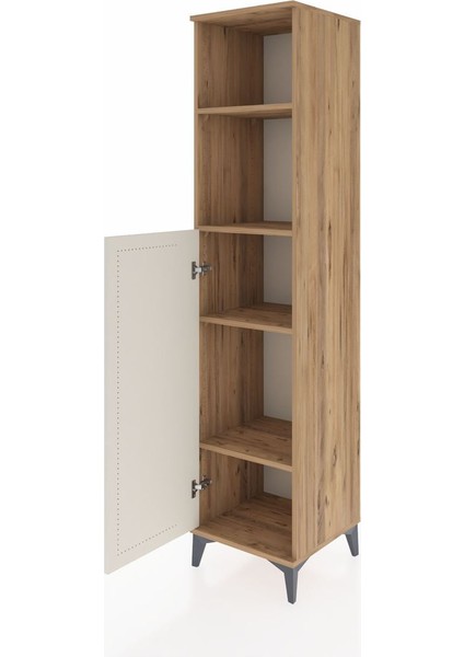 Hyperion Dolap 4 Raflı Tek Kapaklı 44X44X195 Çam-Aytaşı fırsatları