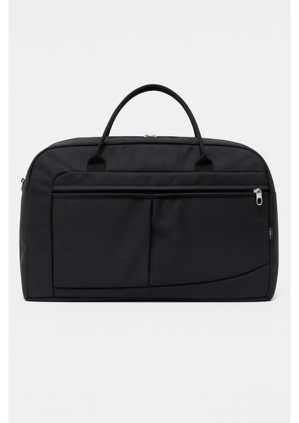 Büyük Boy Siyah Unisex Önü Cepli Ayarlanabilir Omuz Askılı Spor Fitness El ve Seyahat Çantası -00803 fiyatları