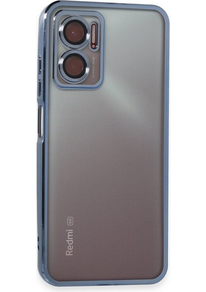 Poco X4 Gt Kılıf Kamera Lens Korumalı Razer Lens Silikon Kapak - Açık Mavi