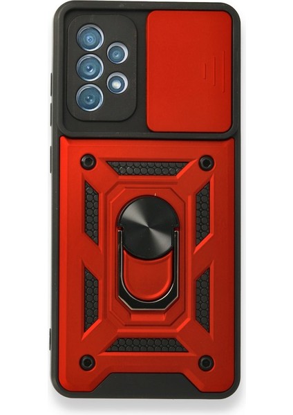 Samsung Galaxy A32 Kılıf Kamera Koruma Sürgülü Şık Pars Tank Sert Silikon Kapak