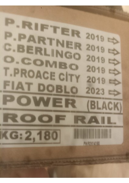 Doblo Tavan Çıtası modelleri