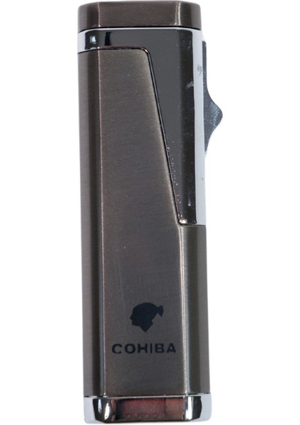 3 Torch Pürmüz Gunmetal Karbon Desenli Puro Çakmağı