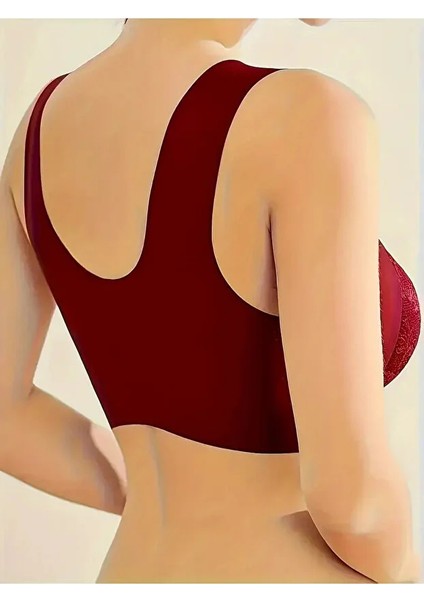 Kadın Bonny Push Up Sütyen Önden Agraflı Pedli Bralet Çiçek Desenli Dikişsiz Dantel Detaylı Sütyen modelleri