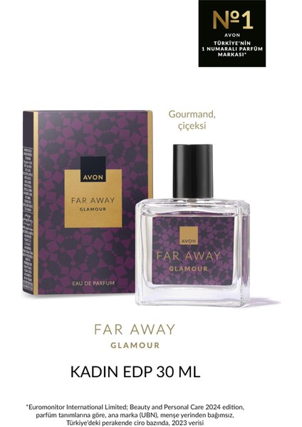 Far Away Glamour Kadın Parfüm Edp 30 Ml. Ikili Set fırsatları