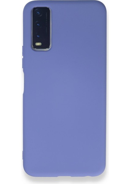Vivo Y20 Içi Kadife Kaplı Esnek Silikon Kapak Ryc/ Nano Lansman