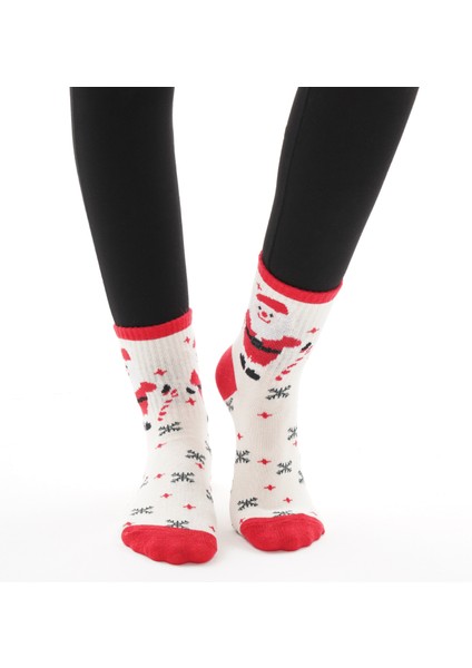 Premium Yılbaşı Temalı Pamuklu Soket Çorap