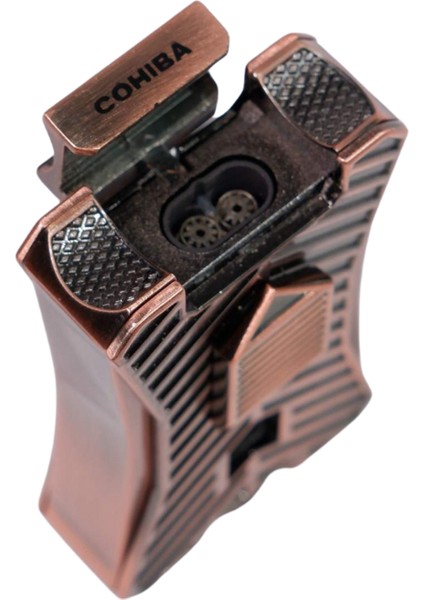 Çift Torch Pürmüz Bronz Puro Çakmağı modelleri