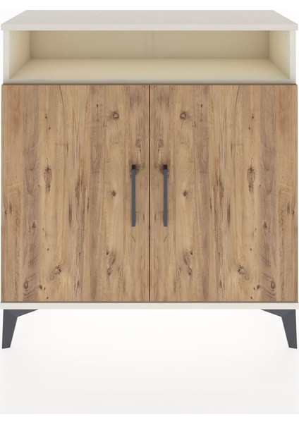 Arges Şifonyer 3 Raflı 2 Kapaklı 88X30X96 Aytaşı-Çam