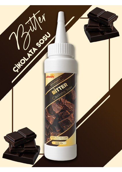 6'lı Çikolata Sosu Seti - Waffle& Krep& Pankek& Tatlı& Dondurma& Kruvasan& San Sebastian Sos - 6*300 Gr fiyatları