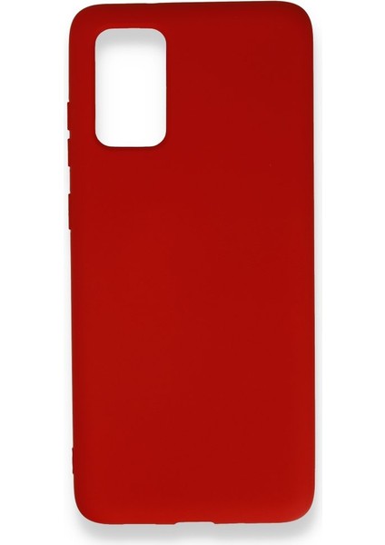 Samsung Galaxy S20 Plus Kılıf Içi Kadife Kaplı Nano Silikon Kapak - Kırmızı