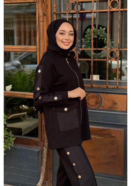 Pantolonlu Takım W-6870 Siyah modelleri