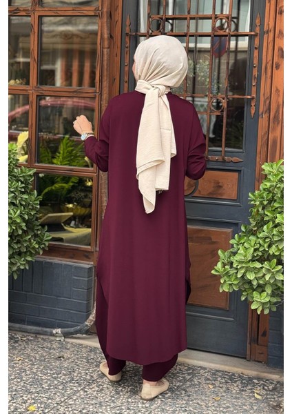 Pantolonlu Takım W-6937 Mürdüm fırsatları