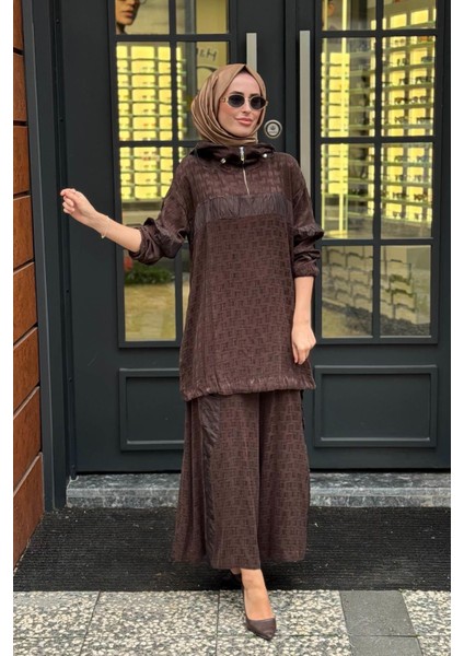 Pantolonlu Takım 38034 Kahve