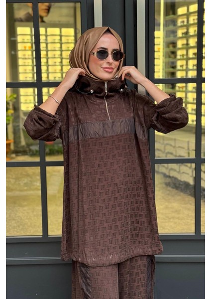 Pantolonlu Takım 38034 Kahve modelleri