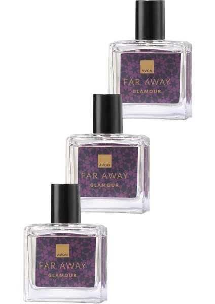 Far Away Glamour Kadın Parfüm Edp 30 Ml. Üçlü Set modelleri