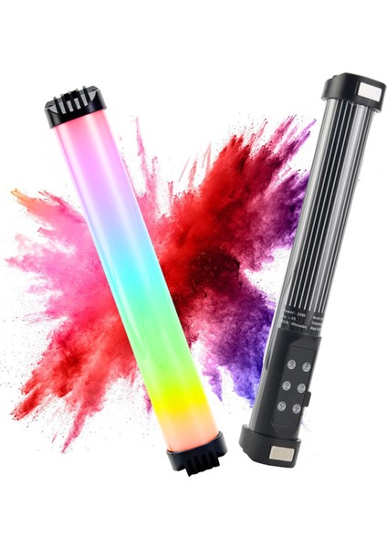 Tb-30 Iı Rgb LED Video ve Fotoğraf Tüp Dolgu Işık (Uzunluk: 30 Cm)