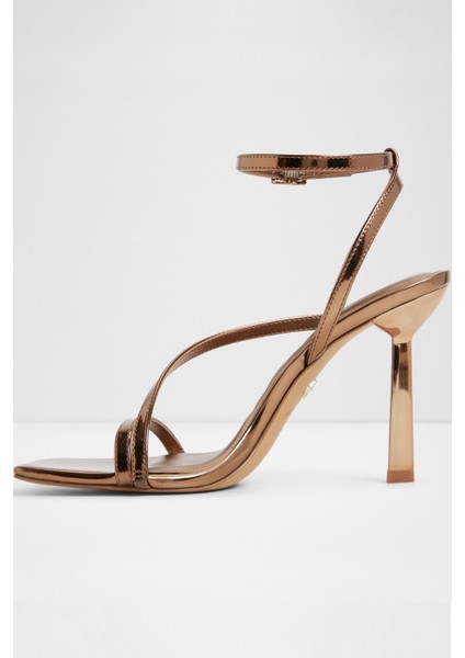 Scintilla Sandalet Yüksek Topuklu Sandalet Abiye Sandalet - Kahverengi modelleri