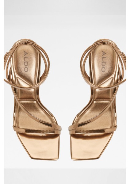 Scintilla Sandalet Yüksek Topuklu Sandalet Abiye Sandalet - Kahverengi