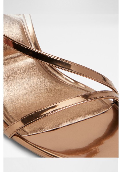 Scintilla Sandalet Yüksek Topuklu Sandalet Abiye Sandalet - Kahverengi