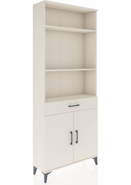 Arges Dolap 4 Raflı Tek Çekmeceli 2 Kapaklı 88X30X221 Aytaşı-Aytaşı fiyatları