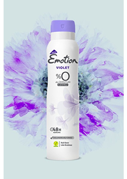 Violet Kadın Deodorant 150 ml 48 Saat Koruma Sağlayan Cilt Dostu Sprey