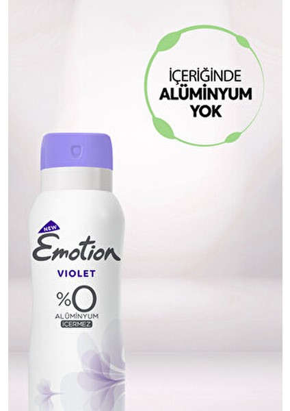 Violet Kadın Deodorant 150 ml 48 Saat Koruma Sağlayan Cilt Dostu Sprey